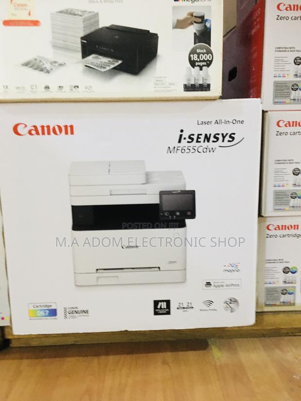 Canon Wireless Isensy Mf655cdw Laser Printer Color Black · Photo 2