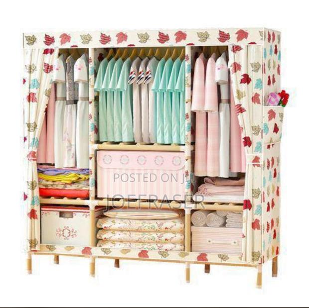 3 In 1 Wooden Material Wardrobe photo 2