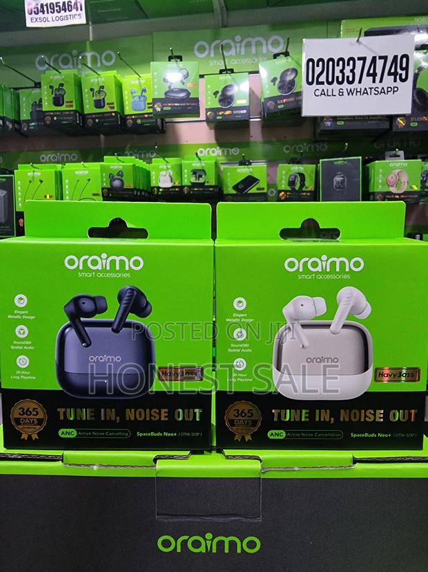 Oraimo Spacebuds Neo+ Anc Spatial True Wireless Earphones photo 2