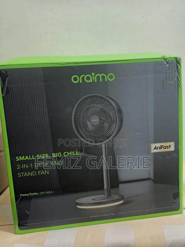 Oraimo Power Turbo 4000mah Portable Folding Fan