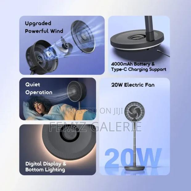 Oraimo Power Turbo 4000mah Portable Folding Fan photo 6