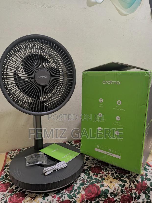 Oraimo Power Turbo 4000mah Portable Folding Fan photo 3