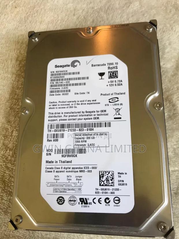 Seagate Barracuda 7200.10 Sata 320gb Hard Drive Stas