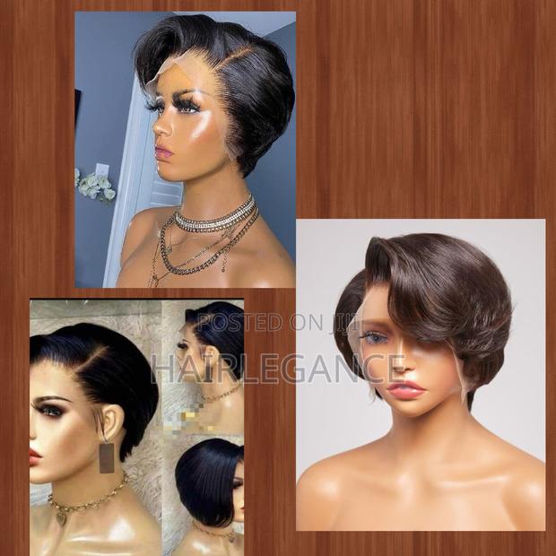 Human Hair Pixie Bob Cut Unit · Photo 2
