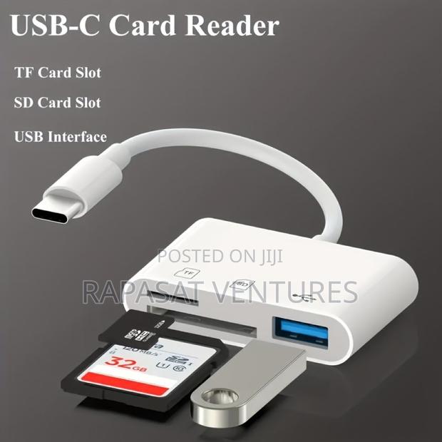 4in1 Card Reader Adapter Usb3.0/Usb-C/Sd/Tf Hub · Photo 2