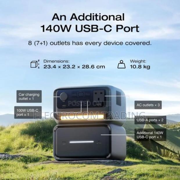 Ecoflow River 3 Max Plus Powerstation, 858wh, 600w Output photo 3