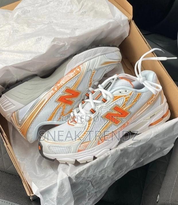 New Balance 740 Whiteorange · Photo 3