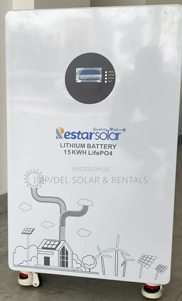 Solar Lithium Battery 15.36kwh 51.2v 300ah