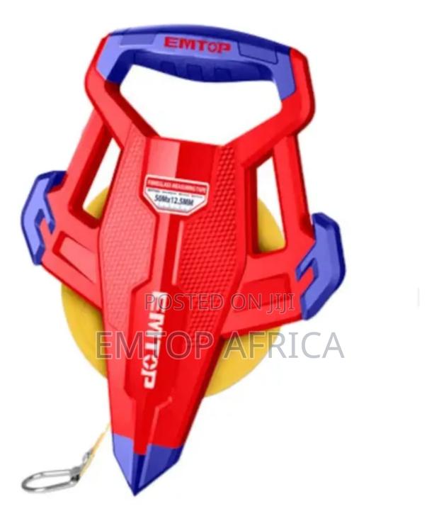 Emtp85001 50m Fiber Tape 3:1 Fast Rewind Metric Inch Scale
