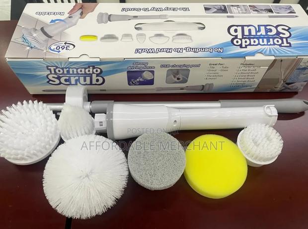 Rotating Spin Electric Scrubber//Scrubbing Brush (6 in 1) · Photo 2