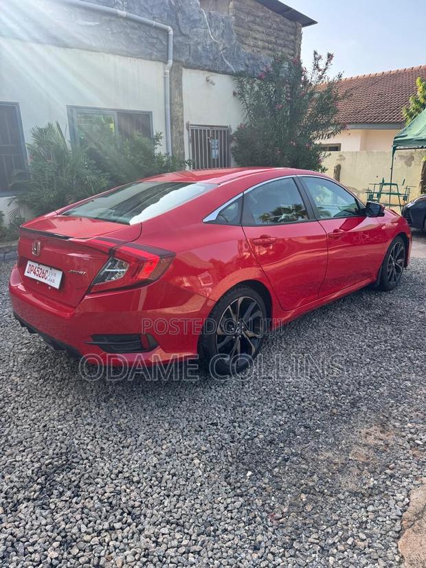 Honda Civic Sport Sedan 2020 Red photo 6
