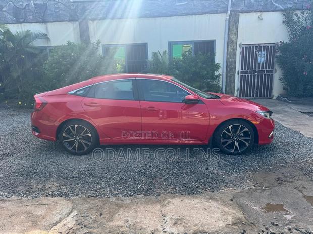Honda Civic Sport Sedan 2020 Red photo 7