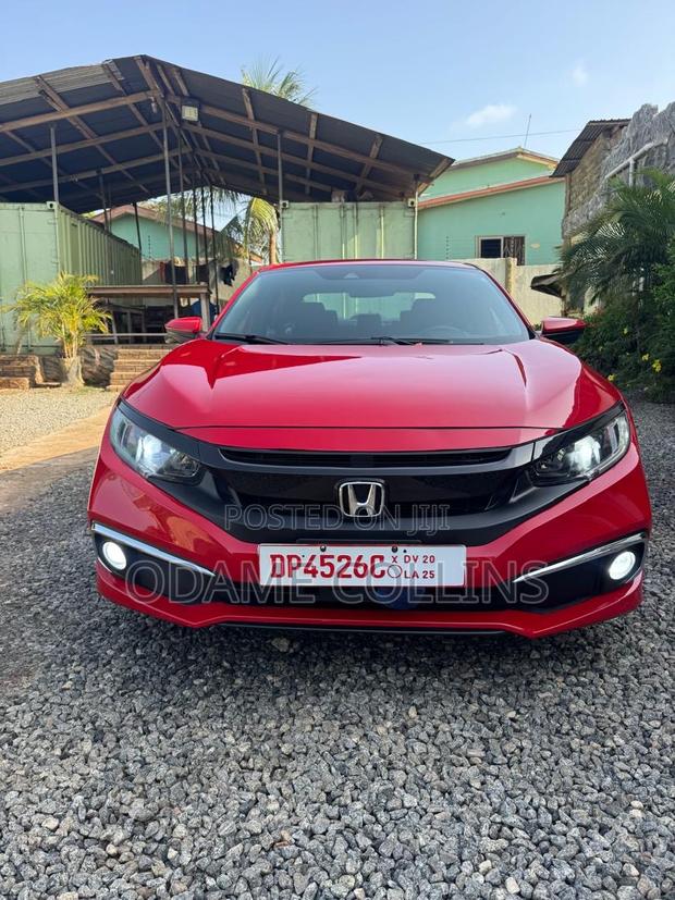 Honda Civic Sport Sedan 2020 Red photo 13