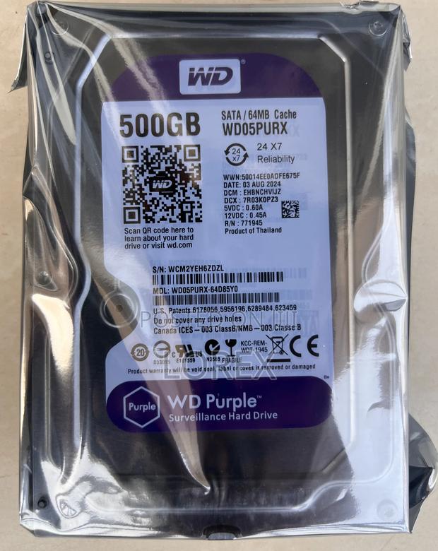 Wd 500gb Surveillance Hard Drive (Hdd) · Photo 3