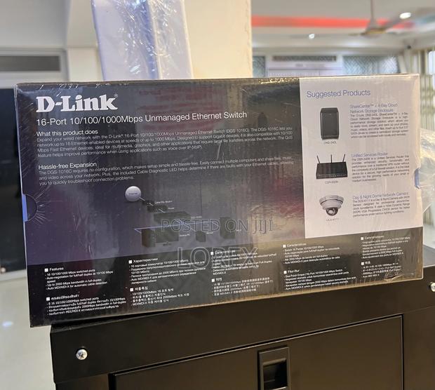 D-Link 16 Port Gigabit Unmanaged Switch DGS-1016c · Photo 4