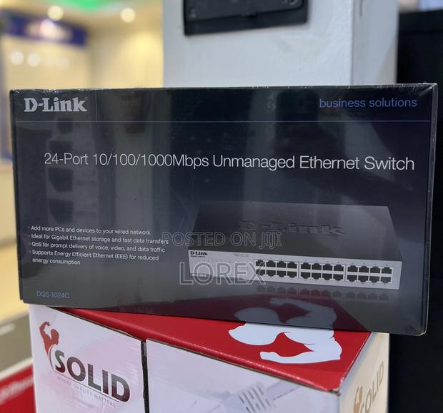 D-Link 24-Port Gigabit Unmanaged Switch DGS-1024c · Photo 3
