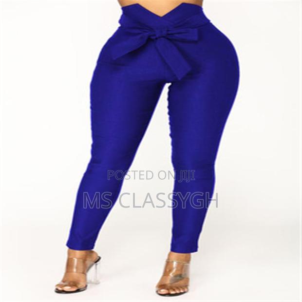 Sexy Bow Slim Elastic Female Pants Trousers