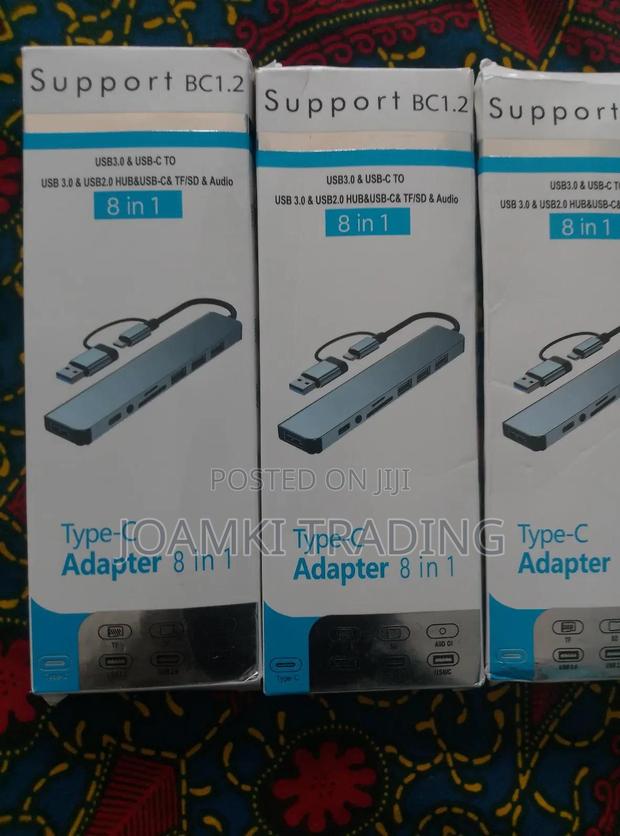 8 In 2 Usb Type C Hub For Laptop, Phones, Tablets, Pc. photo 2