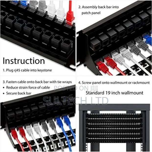 48port Rj45 to Rj45 Patch Panel photo 3