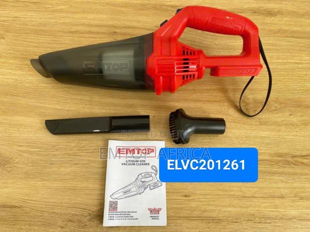 Emtop Elvc201261 20v Cordless Vacuum | 9kpa Suction | 0.5l Tank photo 2
