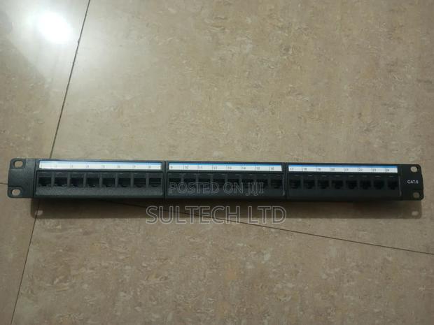 24port Rj45 To Rj45 Patch Panel