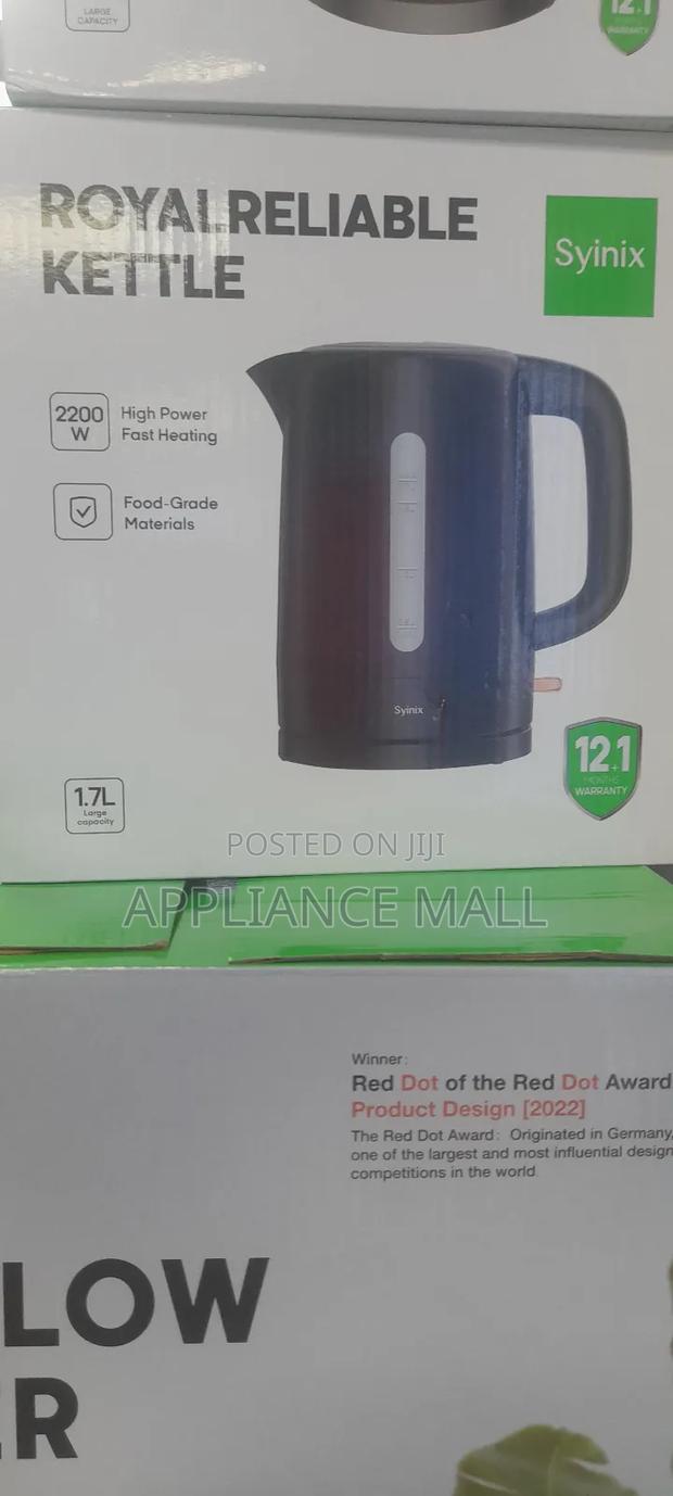 Syinix Kettle 1.7l (Black) photo 2