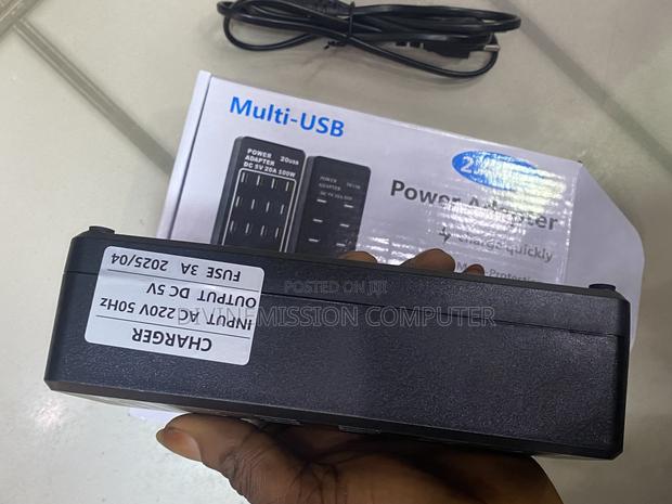 Multi-Usb 2.4a Power Adapter, Charge Quickly. 20 Usb 5v,100w photo 6