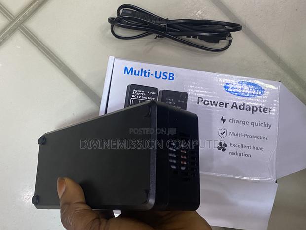 Multi-Usb 2.4a Power Adapter, Charge Quickly. 20 Usb 5v,100w photo 8