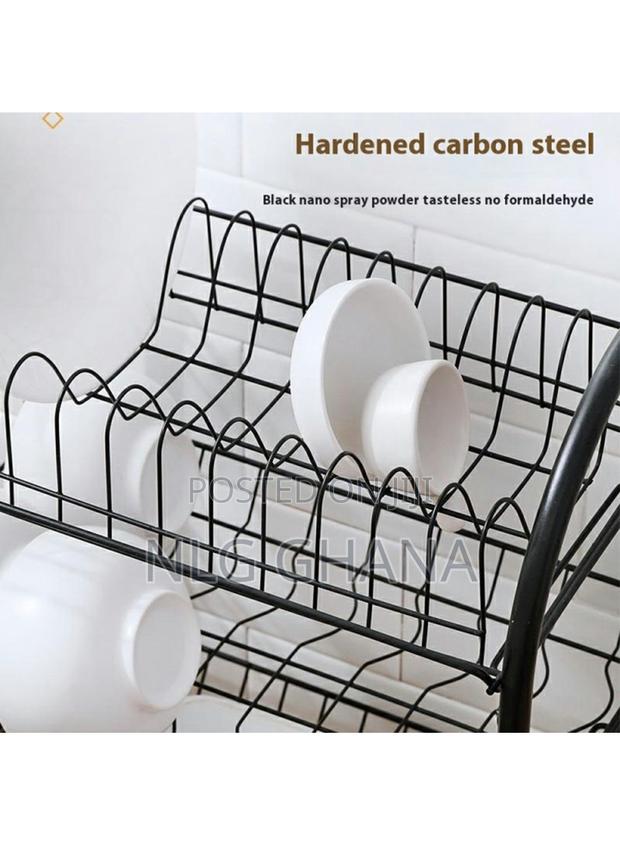 3 Tiers Kitchen Dish Rack Multifunctional Drainer. Tvx26753 · Photo 3