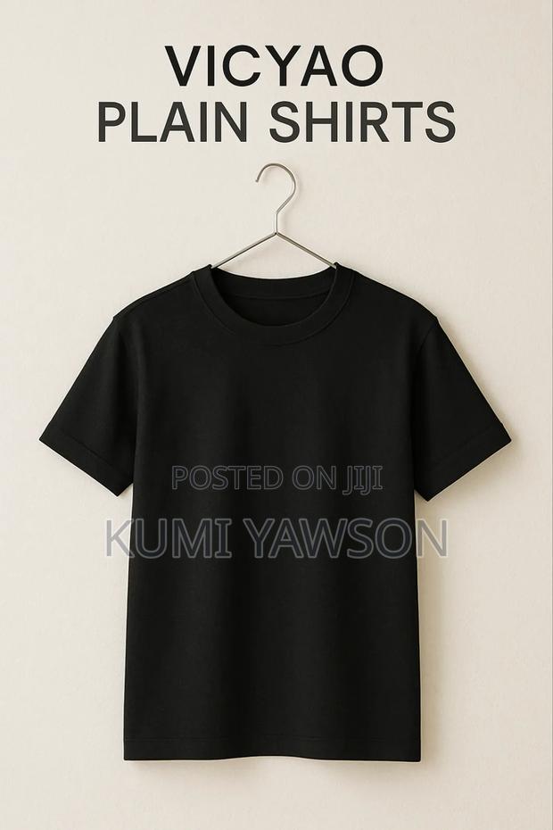 Vicyao Unisex Plain T-Shirts · Photo 4