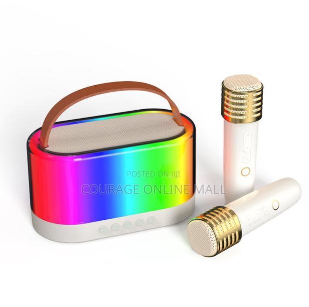 Mini Portable Karaoke Player With Two Microphones