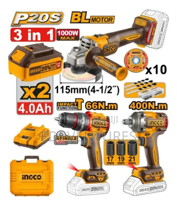 Inggo Cordless 3 Pieces Combo Kit Cosli241291 · Photo 2