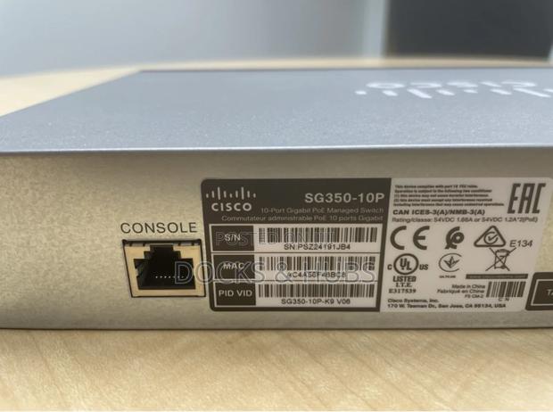 Cisco Systems Sg350-10mp / 10-Port Gigabit Poe Managed Switch photo 4