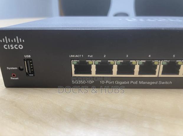 Cisco Systems Sg350-10mp / 10-Port Gigabit Poe Managed Switch photo 6