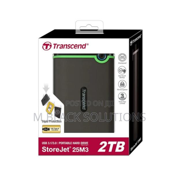 Transcend 2tb Usb 3.1 Portable 25m3 Storejet · Photo 3