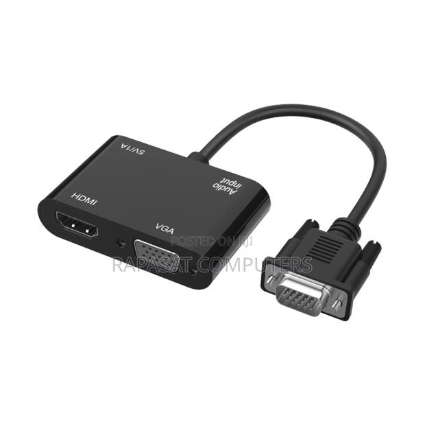 Vga Male to [Hdmi+Vga+Aux] Female Adapter · Photo 2