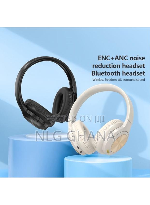 Anc+Enc Noise Cancelling Bluetooth Headphones. Tvx22036 photo 2