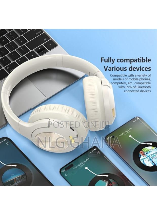 Anc+Enc Noise Cancelling Bluetooth Headphones. Tvx22036 photo 7