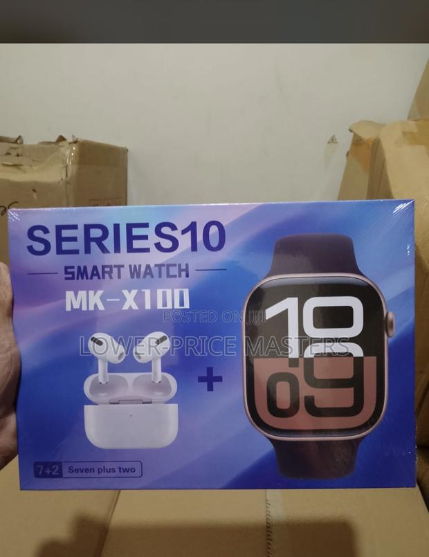 Series 10 Mix Smartwatch With Airpods (Multiple Straps ) photo 2