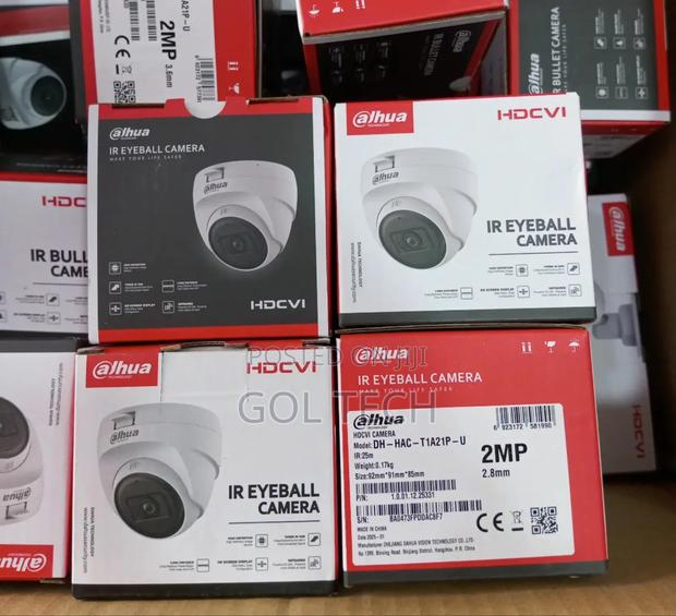 Dahua 2mp Dome Camera Dh-Hac-T1a21p-U Indoor Analog Camera · Photo 3