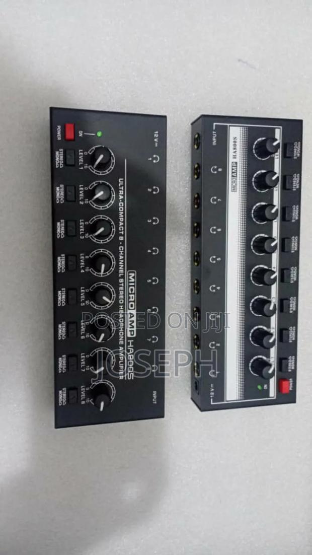 Headphone Amplifier / Splitter, Mono/Stereo 8 Channels photo 2
