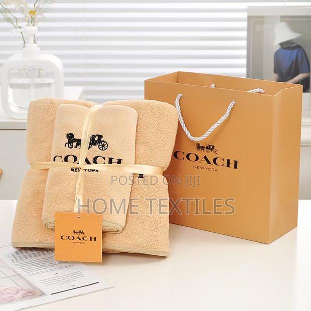 2 Pieces Smooth Towel in Beige Color · Photo 2