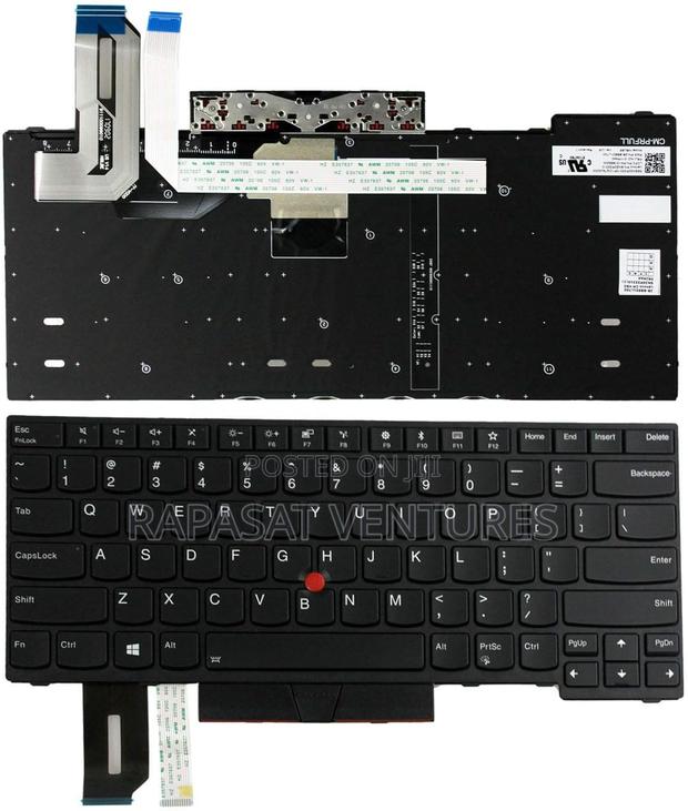 Us Black Backlit English Laptop Keyboard for Lenovo E480 · Photo 2