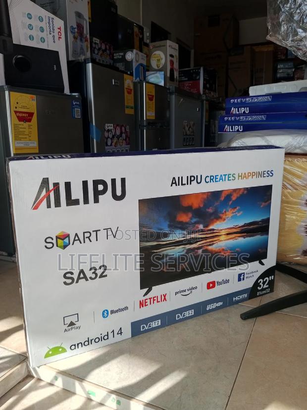 Brand New Smart Tv 32" - Ailipu( 1 Year Warranty)