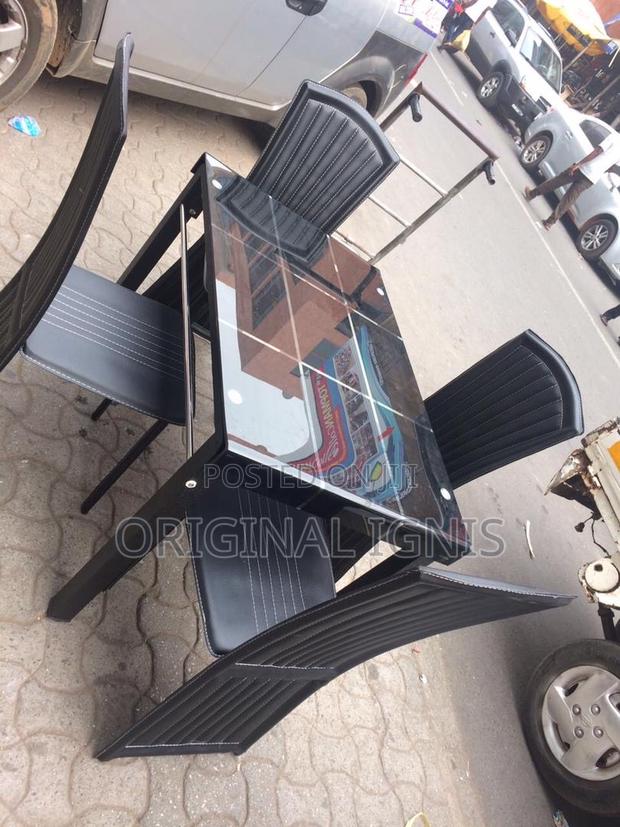 Glass Dinning Table With 4 Chairs · Photo 4