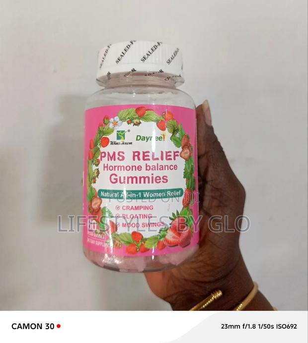 Pms Relief Hormone Balance 60 Gummies Cramps, Mood Swings