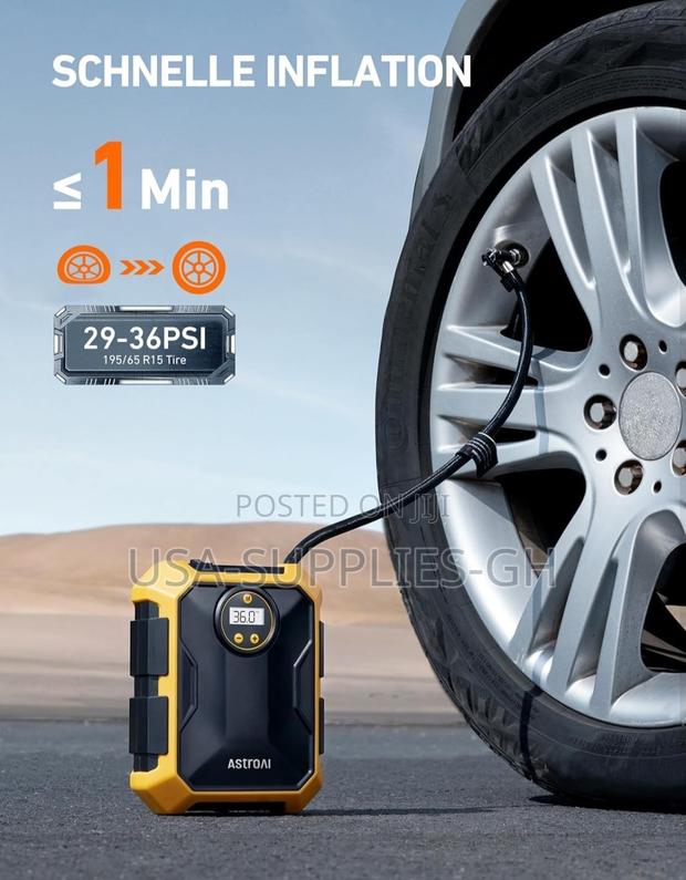Astroai Tire/Tyre Inflator Air Pump 12v Dc for Cars From Usa photo 4