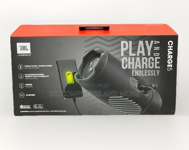 Original JBL Charge 5 Black Bluetooth Speaker photo 2