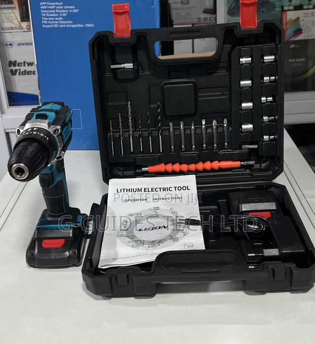 Lithium Electric Cordless Screwdriver and Drilling Tools Set photo 4