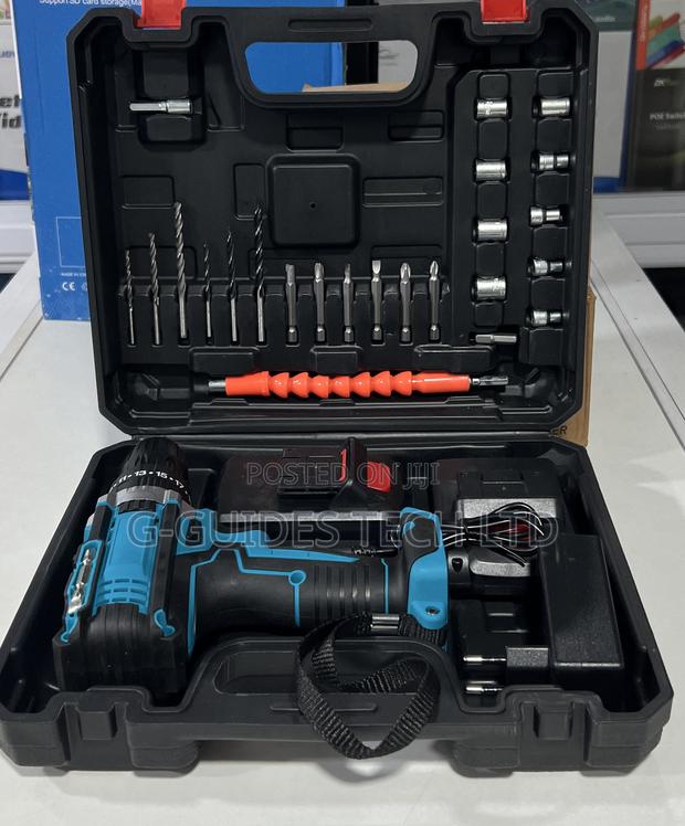 Lithium Electric Cordless Screwdriver and Drilling Tools Set photo 5